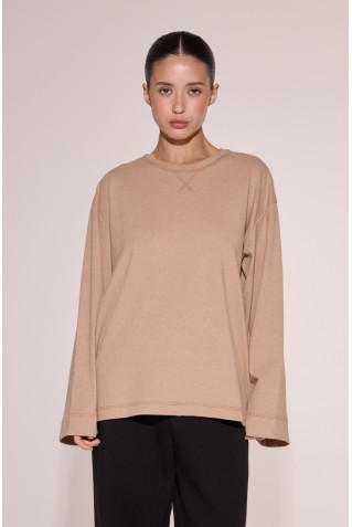 Жіночий лонгслів реглан рібана утеплена Luna LC057l 